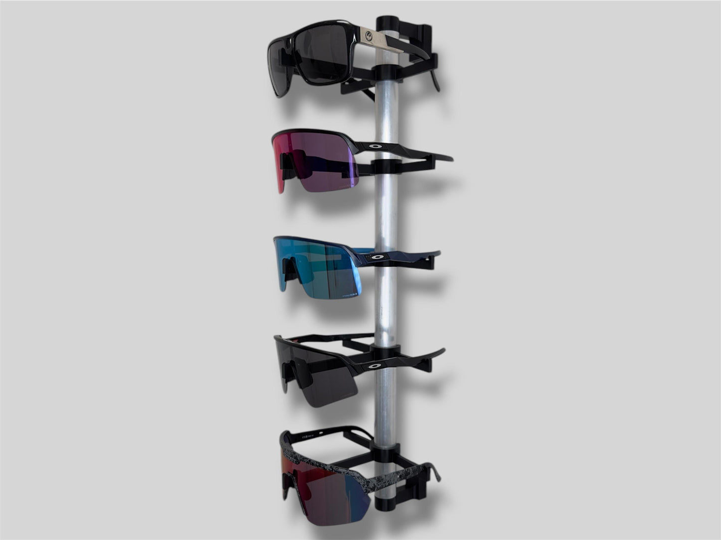 Brillenhalter für bis zu 5 Brillen / 3D-Druck / Brillen Organiser / Wandmontage/ Fahrrad Geschenk / Perfekt als Geschenk