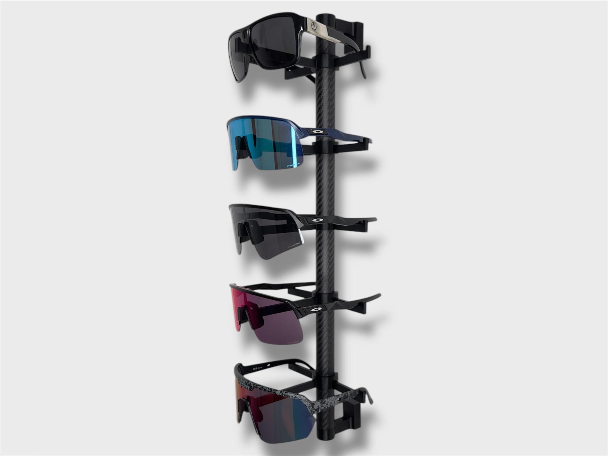 Brillenhalter für bis zu 5 Brillen / 3D-Druck / Brillen Organiser / Wandmontage/ Fahrrad Geschenk / Perfekt als Geschenk