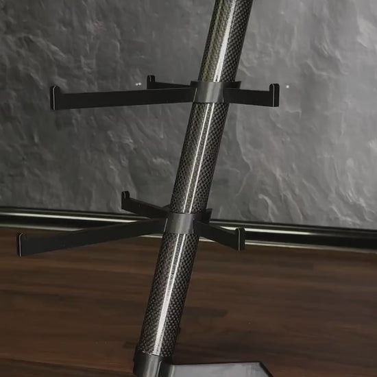 Fahrrad / Rennrad / Brillenständer für 3 Brillen / aus Carbon / 3D-Druck / Organizer